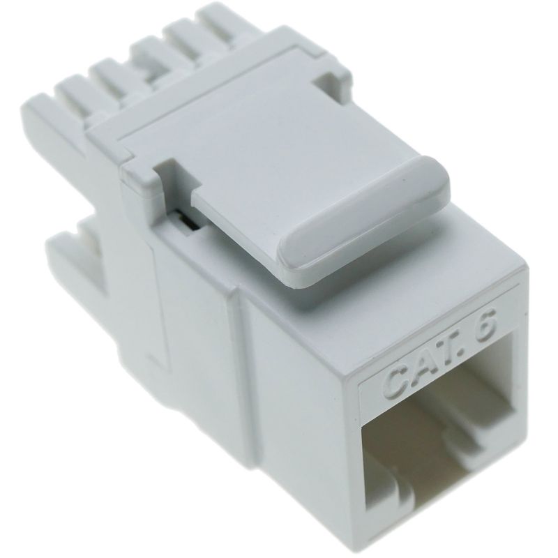 Keystone RJ45 hembra a TB110 Cat.6 UTP blanca - RD06700 - 01