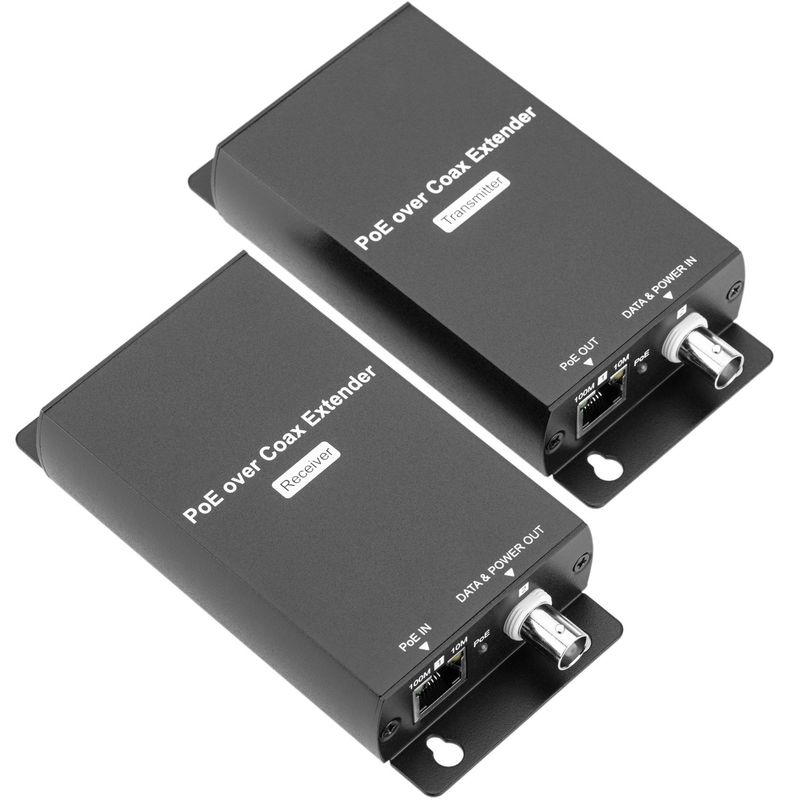 Extensor pasivo de largo alcance IP/PoE por cable coaxial 800 m - RA08600 - 01