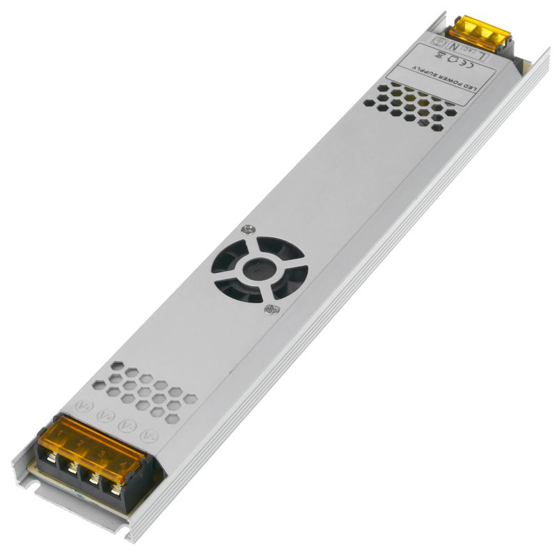 Fuente de alimentación industrial de superficie 12VDC 25A. Tamaño 53 x 308 x 21 mm - VF11000 - 01