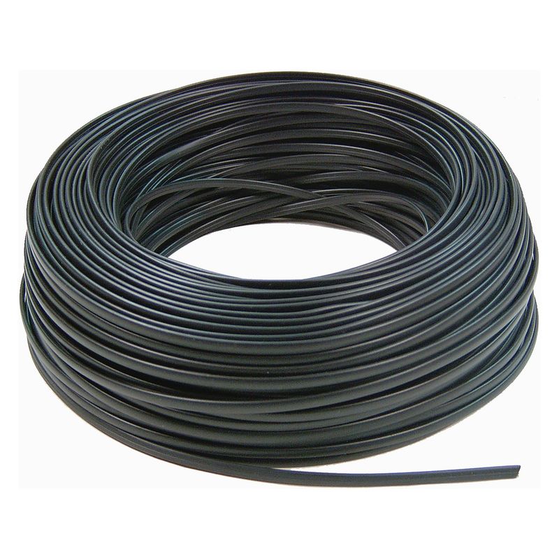 Bobina Cable Telefónico Flexible 4-Hilos Negro (100m) - RT00300 - 01