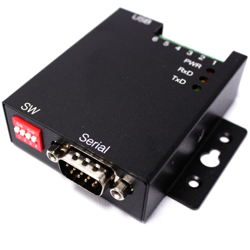 Adaptador USB a RS232/422/485 Titan (1 Port DINRail) - UB07100 - 01