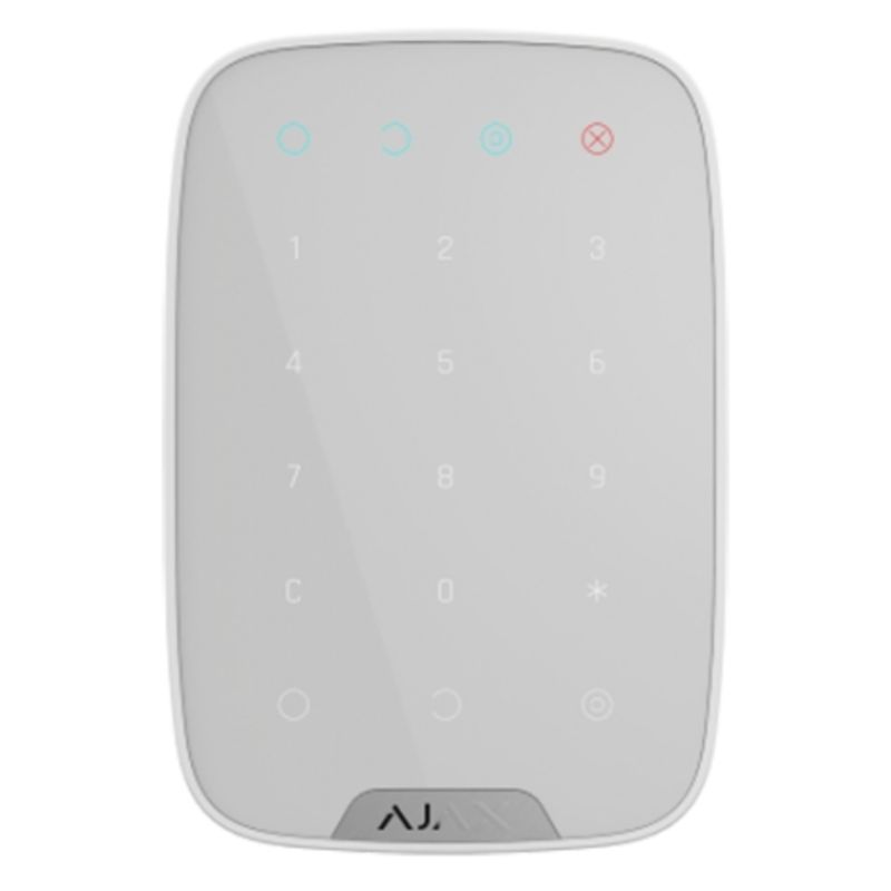 Ajax KeyPad - Teclado independiente bidireccional Certificado grado 2 - blanco - AJ-KEYPAD-W - 01