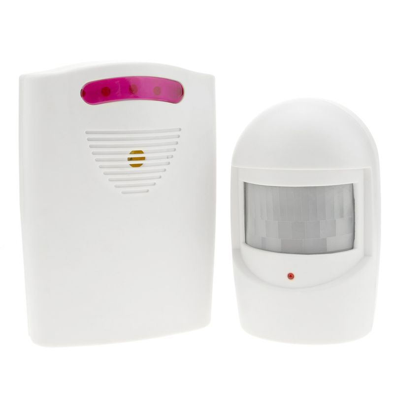 Avisador sonoro de presencia y alarma basado en sensor de infrarrojos y detector de movimiento 2 módulos - SE00200 - 01