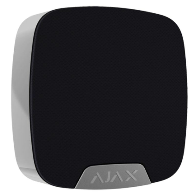Ajax HomeSiren - Sirena inalámbrica para interior Certificado grado 2 - negro - AJ-HOMESIREN-B - 01