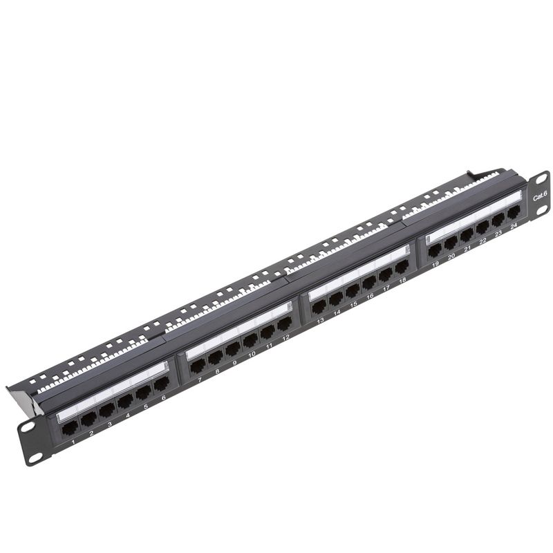 Patch panel 24 x RJ45 UTP cat.6 1Gb Ethernet - RD04000 - 01