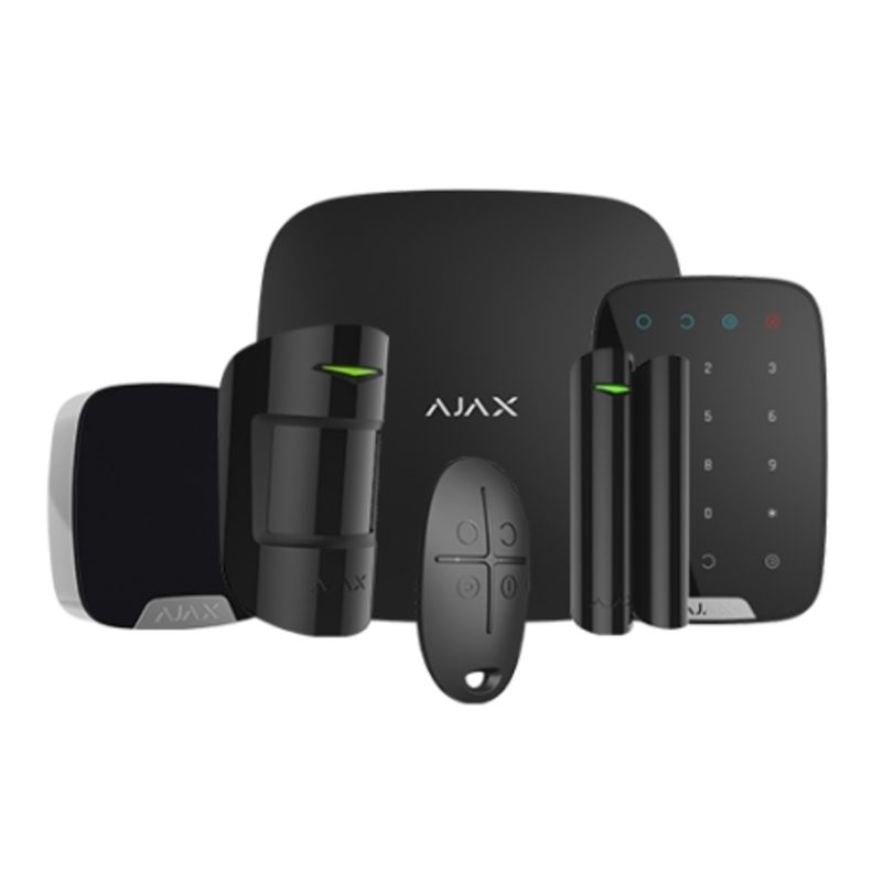 Ajax Hubkit KS - Kit de alarma profesional Certificado Grado 2 - negro - AJ-HUBKIT-B-KS - 01