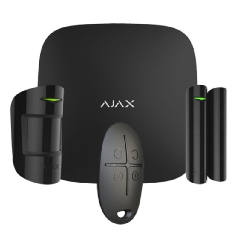 Ajax Hubkit - Kit de alarma profesional Certificado Grado 2 - negro - AJ-HUBKIT-B - 01