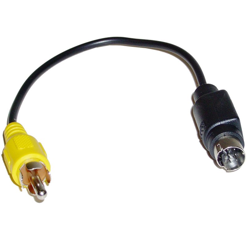 Adaptador Video Compuesto a SVHS-7 (RCA-M/MiniDIN7-M) - AY07500 - 01