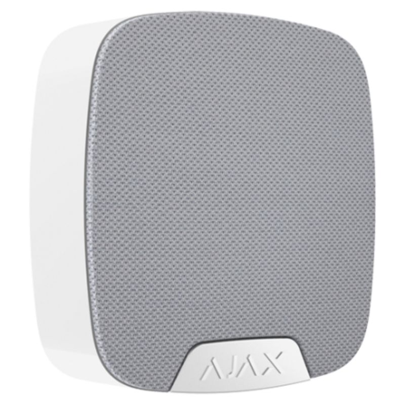 Ajax HomeSiren - Sirena inalámbrica para interior Certificado grado 2 - blanco - AJ-HOMESIREN-W - 01