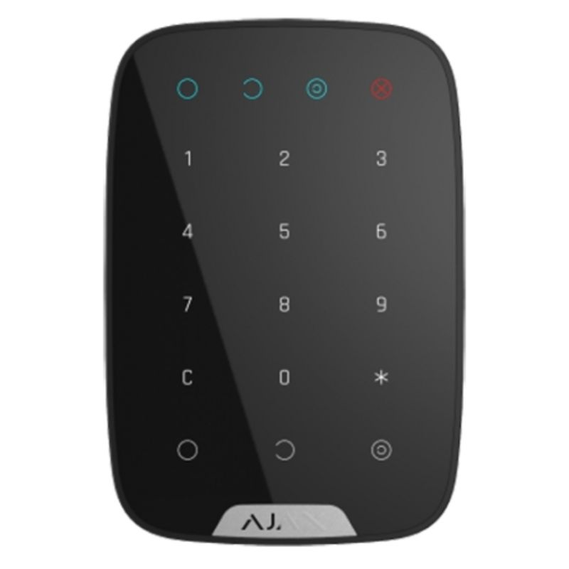 Ajax KeyPad - Teclado independiente bidireccional Certificado grado 2 - negro - AJ-KEYPAD-B - 01