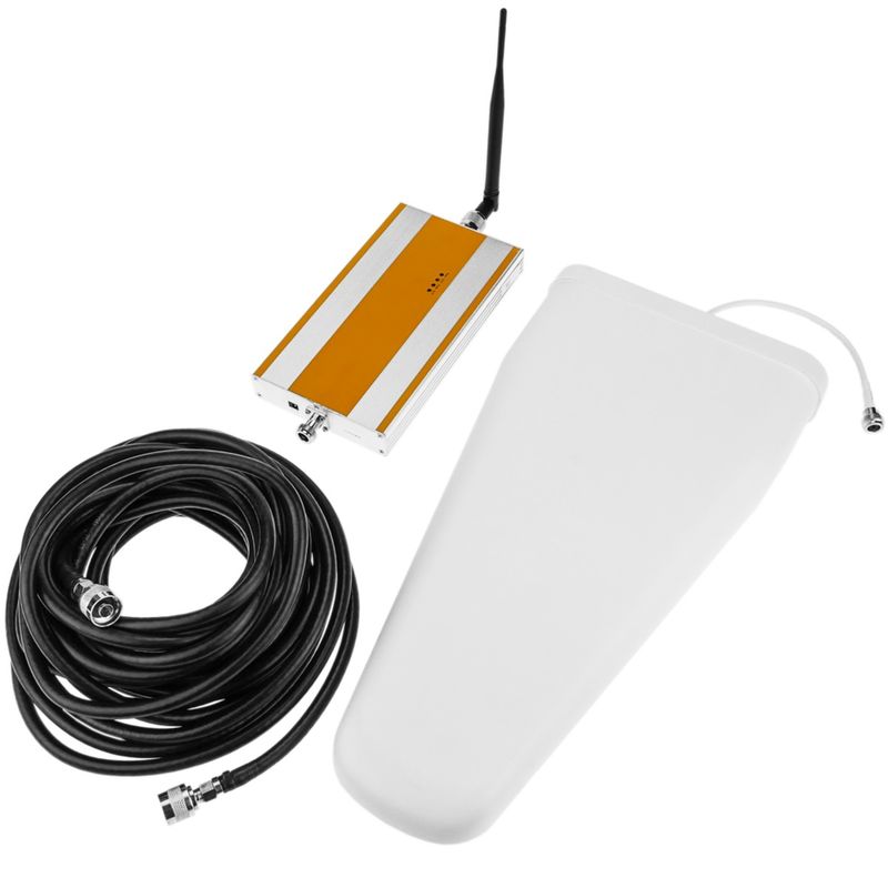 Repetidor amplificador GSM 1800MHz 70dB con antenas y cable 5m - GW00200 - 01