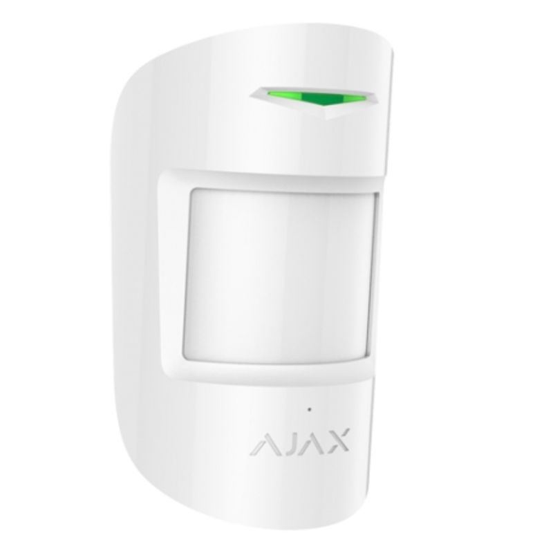 Ajax CombiProtect - Detector PIR y rotura de cristal antimascotas Certificado Grado 2 - blanco - AJ-COMBIPROTECT-W - 01