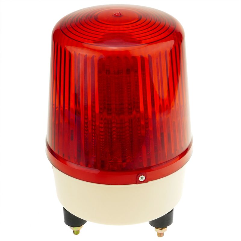 Sirena luminosa de LEDs 160 mm de color rojo con efecto de rotación - DB07100 - 01
