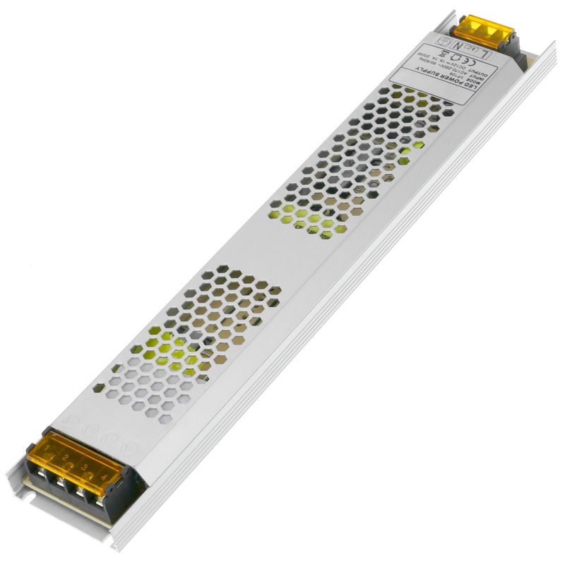 Fuente de alimentación industrial de superficie 12VDC 16.7A. Tamaño 53 x 308 x 21 mm - VF10800 - 01