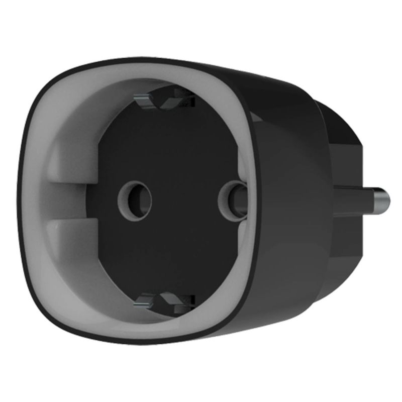 Ajax Socket - Enchufe inteligente con control remoto Inalámbrico 868 MHz Jeweller - negro - AJ-SOCKET-B - 01