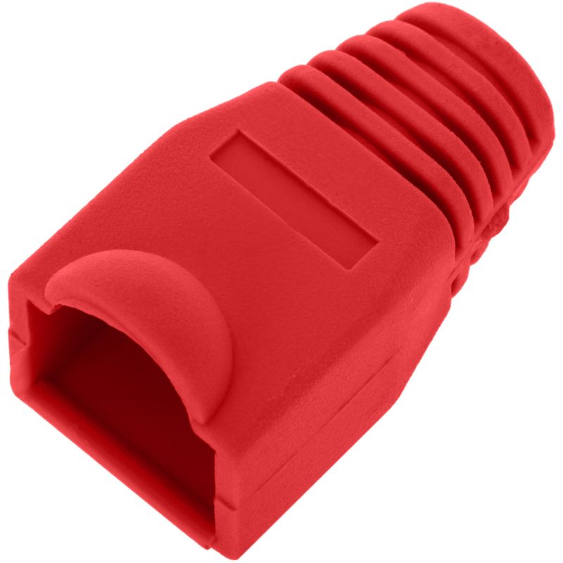 Cubierta de goma para conector RJ45 de color rojo - RP05200 - 01
